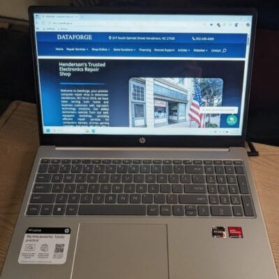 HP Laptop 15-fc0025dx, Ryzen 5 7520U, 8gb RAM, 256gb NVMe, 15.6 inch Touch Screen, Windows 11 Home, 9Q1E9UA 5CD4308R7D