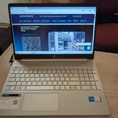 HP Laptop 15-dy2703dx, i5-1135G7, 16gb RAM, 500gb NVMe, 15.6 inch Touch Screen, Windows 11 Home, 6Q368UA 5CD231CDTV