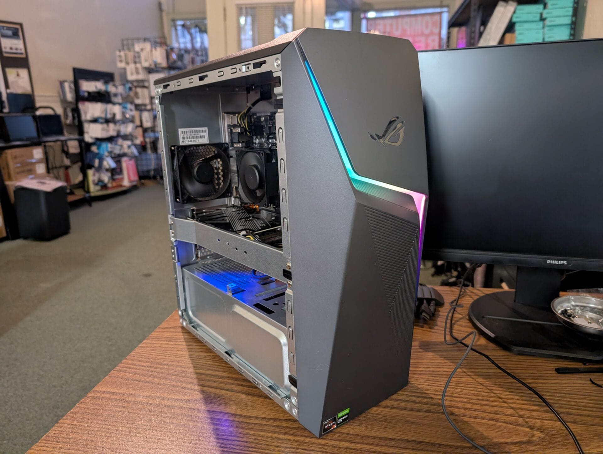 ASUS Rog Strix GL10DH Ryzen 7 3700X 8gb RAM 1tb NVMe 1tb HDD RTX 3060 12gb Windows 11 Home 3468314068730